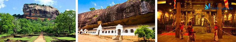 Sigiriya, Dambulla, Kandy attractions
